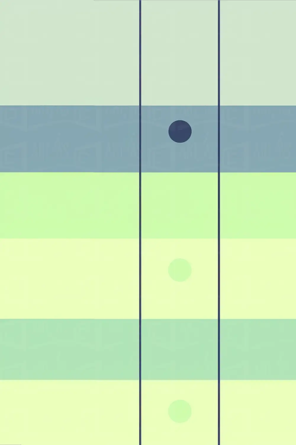 Composición abstracta con franjas de colores y formas circulares. | CUADROS DE ATREZZO PARA CINE Y PUBLICIDAD